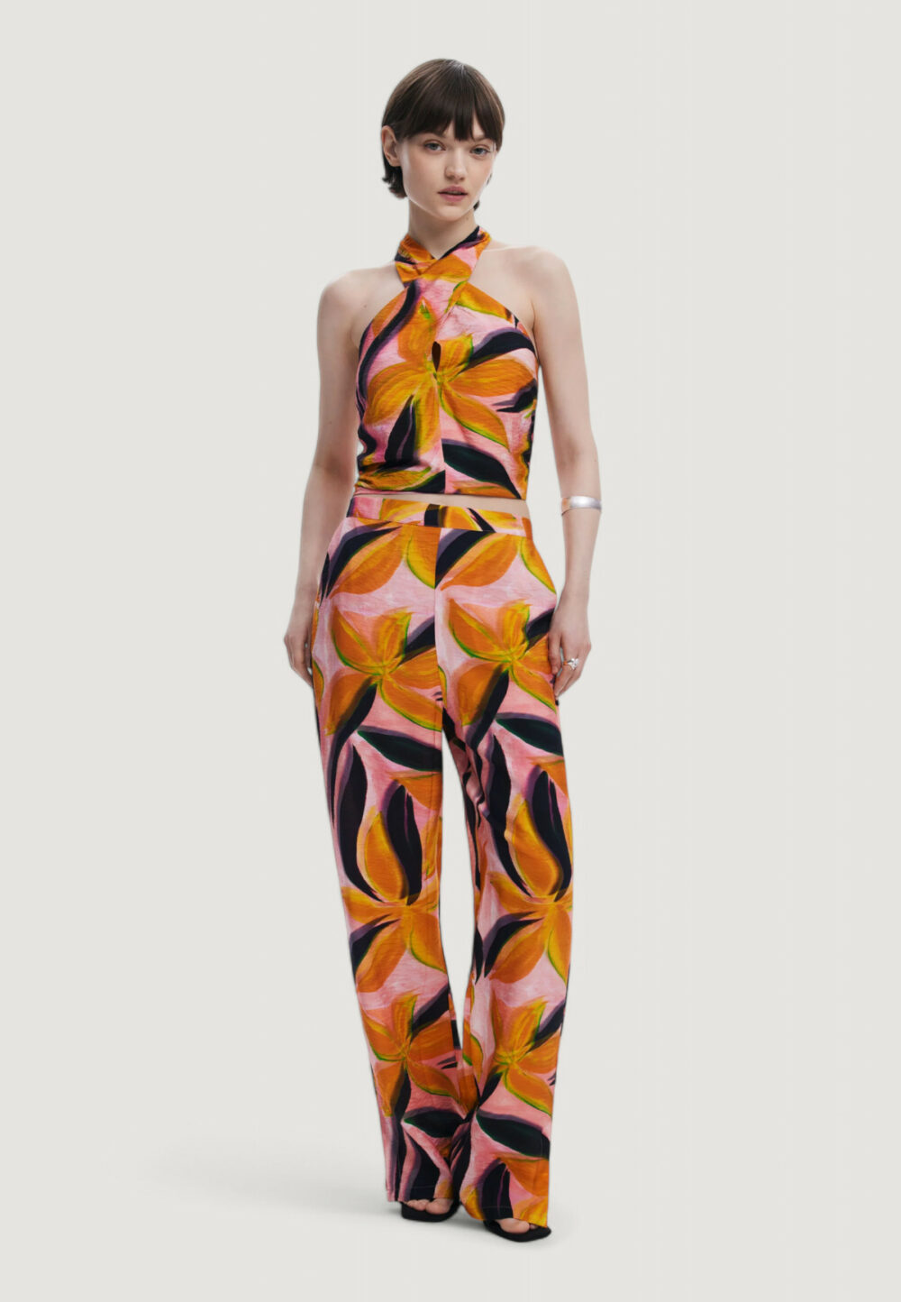 Top Desigual blus_eos Arancione - Foto 4