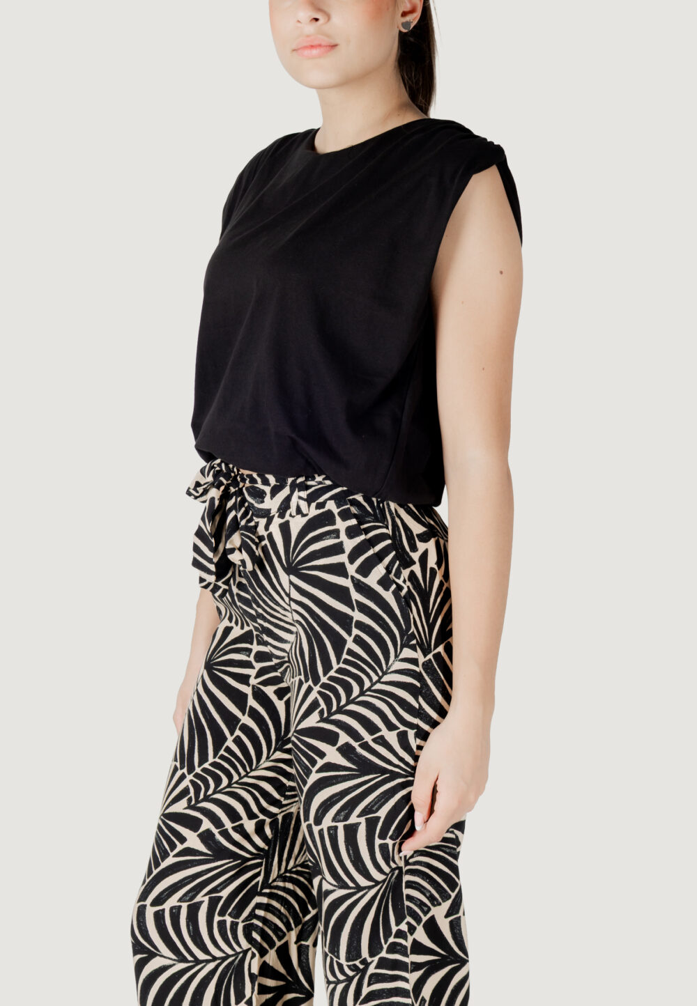 Top Jacqueline de Yong jdymara s/l bubble top jrs Nero - Foto 2