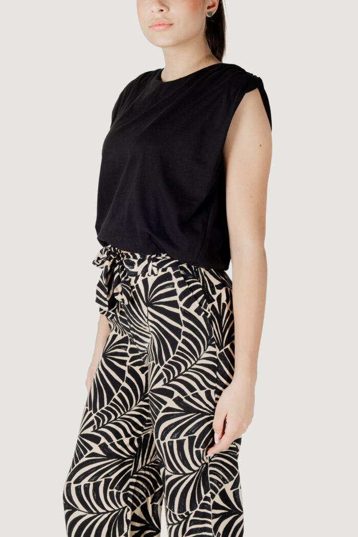 Top Jacqueline de Yong jdymara s/l bubble top jrs Nero