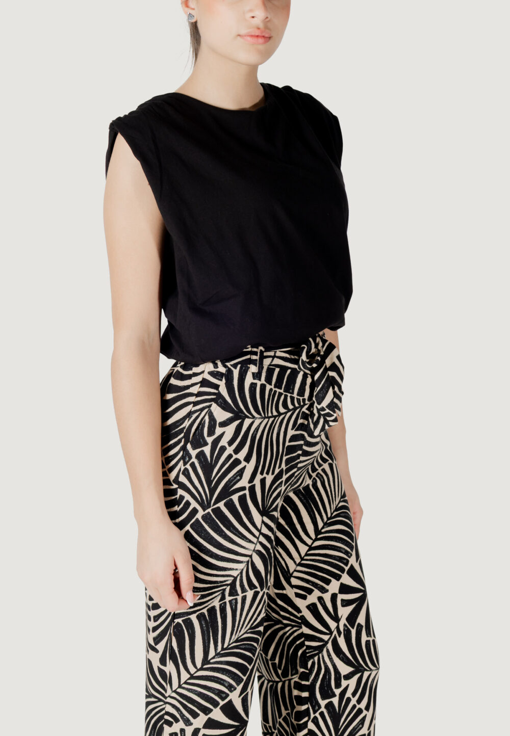 Top Jacqueline de Yong jdymara s/l bubble top jrs Nero - Foto 3