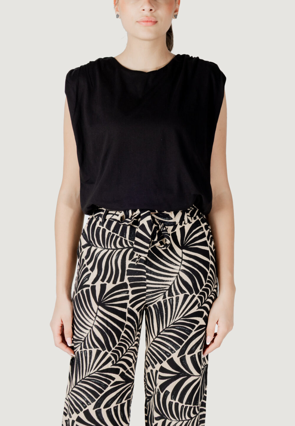 Top Jacqueline de Yong jdymara s/l bubble top jrs Nero - Foto 5