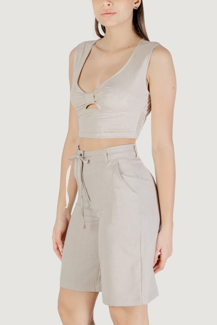 Top Only onljany s/l twist top jrs Beige