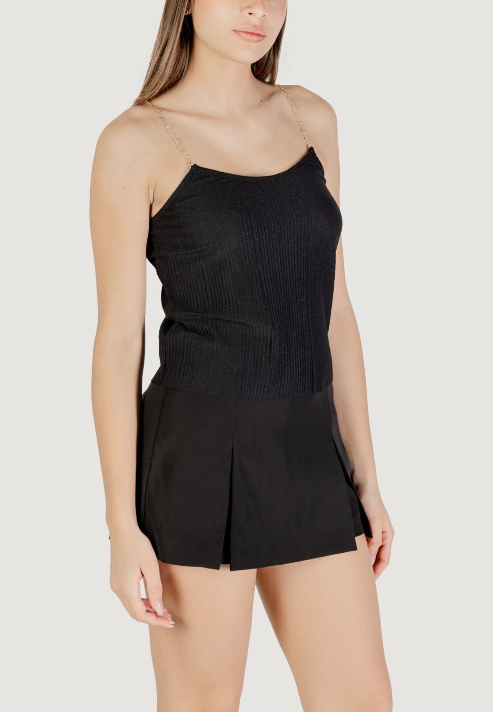 Top Only onlgail s/l glitter top jrs Nero - Foto 3
