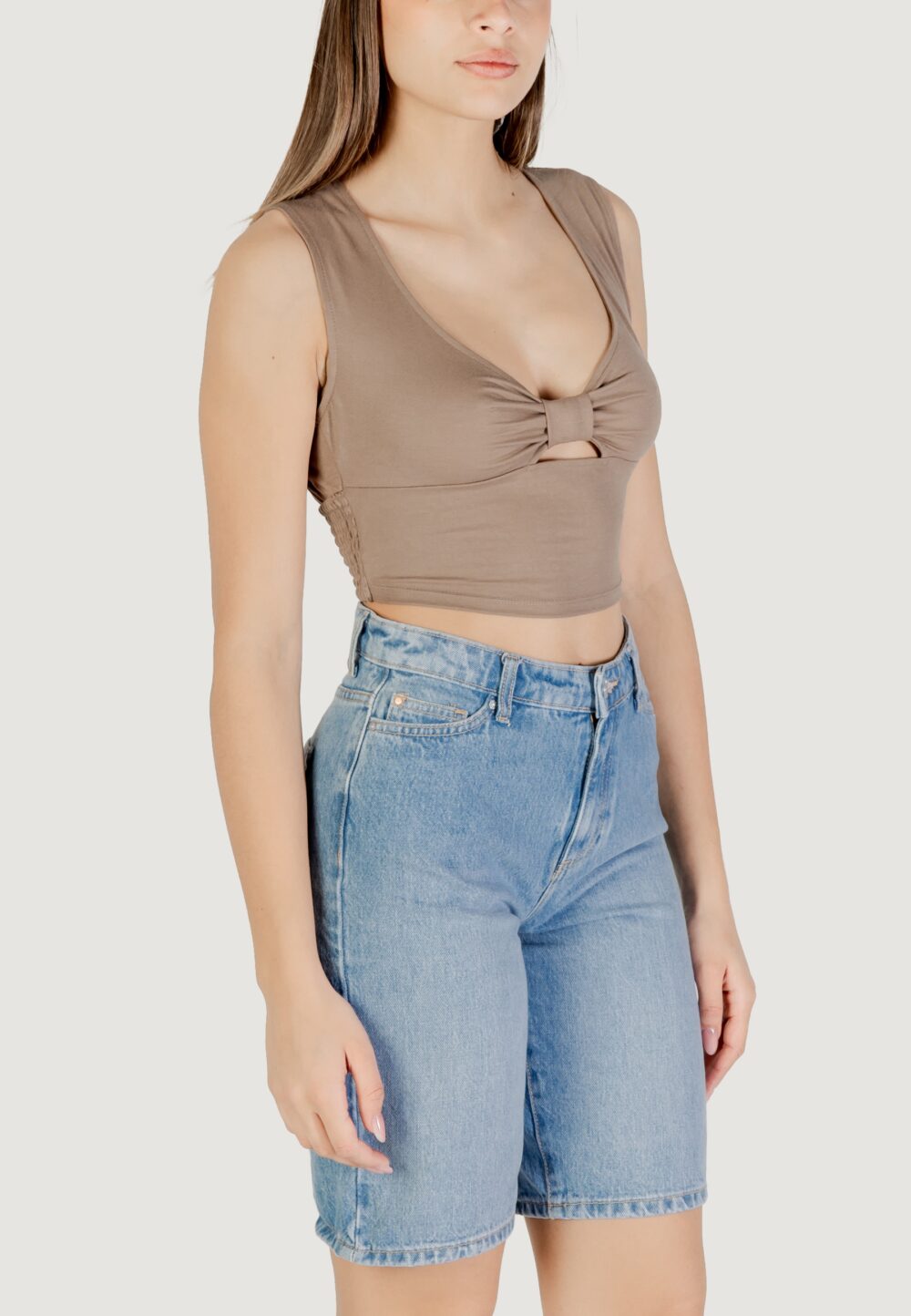 Top Only onljany s/l twist top jrs Terra - Fango - Foto 3