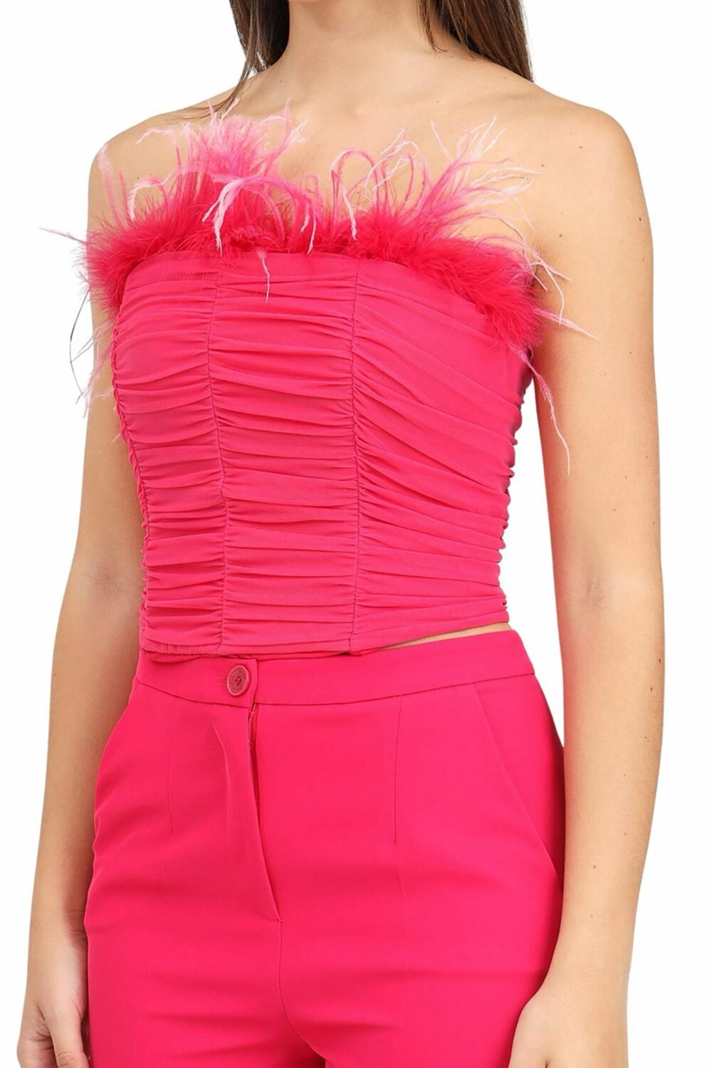 Top Patrizia Pepe Fuxia - Foto 1