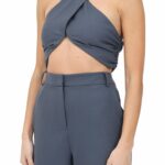 Top Patrizia Pepe Grigio - Foto 1
