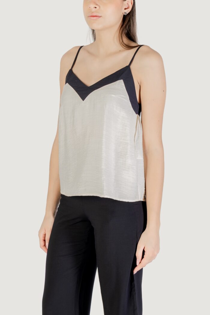 Top Vero Moda vmdenise singlet top wvn btq ga Crema