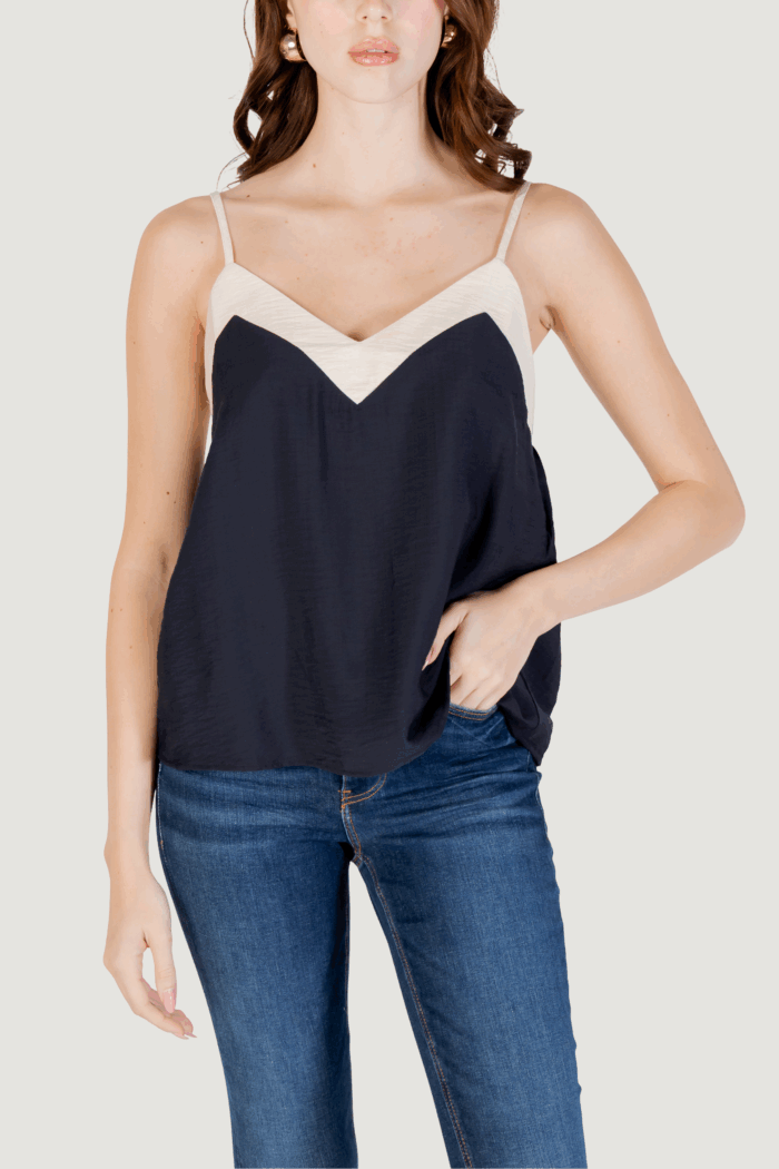 Top Vero Moda vmdenise singlet top wvn btq ga Nero
