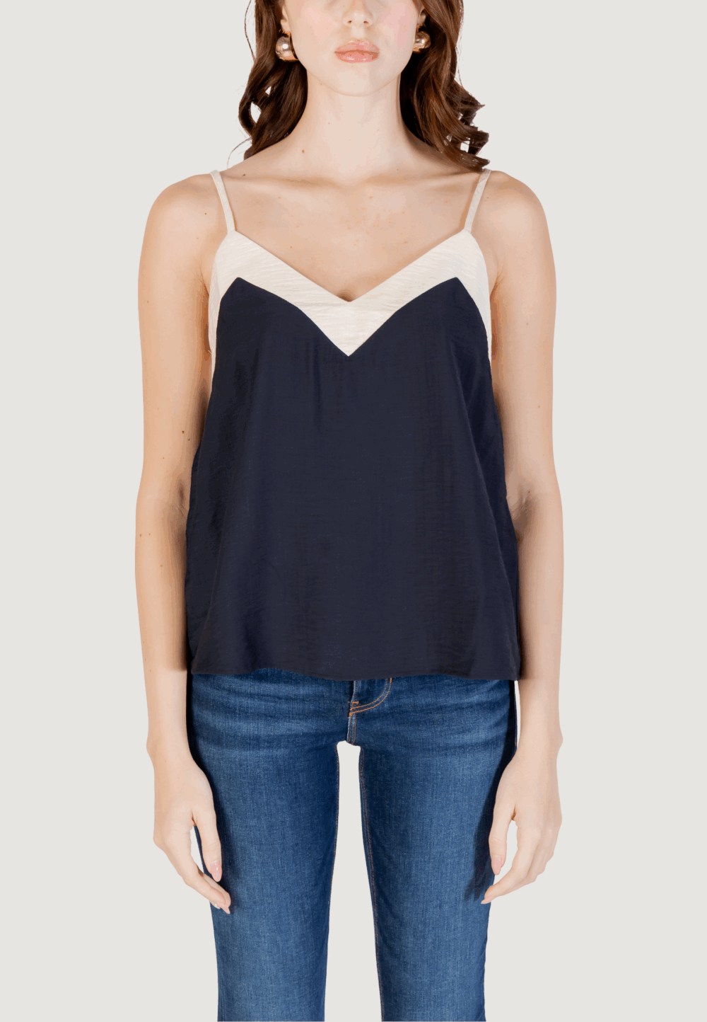 Top Vero Moda vmdenise singlet top wvn btq ga Nero - Foto 5