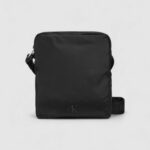 Tracolla Calvin Klein over webbing reporter18 ny Nero - Foto 1