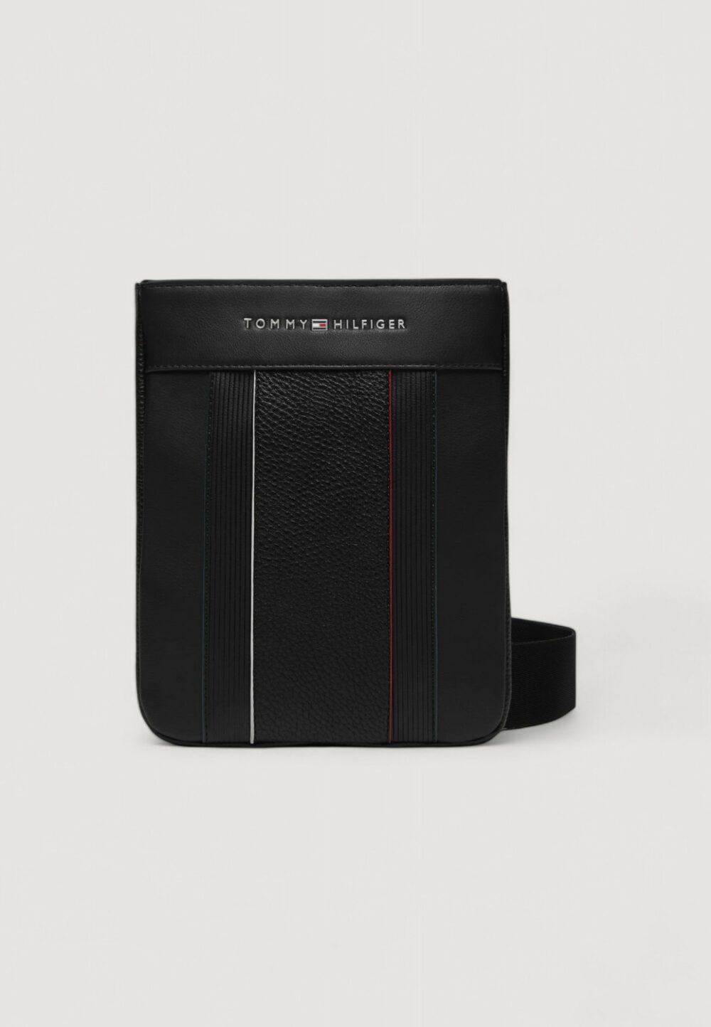 Tracolla Tommy Hilfiger th foundation mini crossover Nero - Foto 1