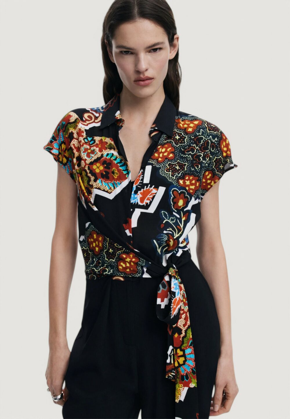 Tutina Desigual jumpsuit_paisley_lacroix Nero - Foto 2