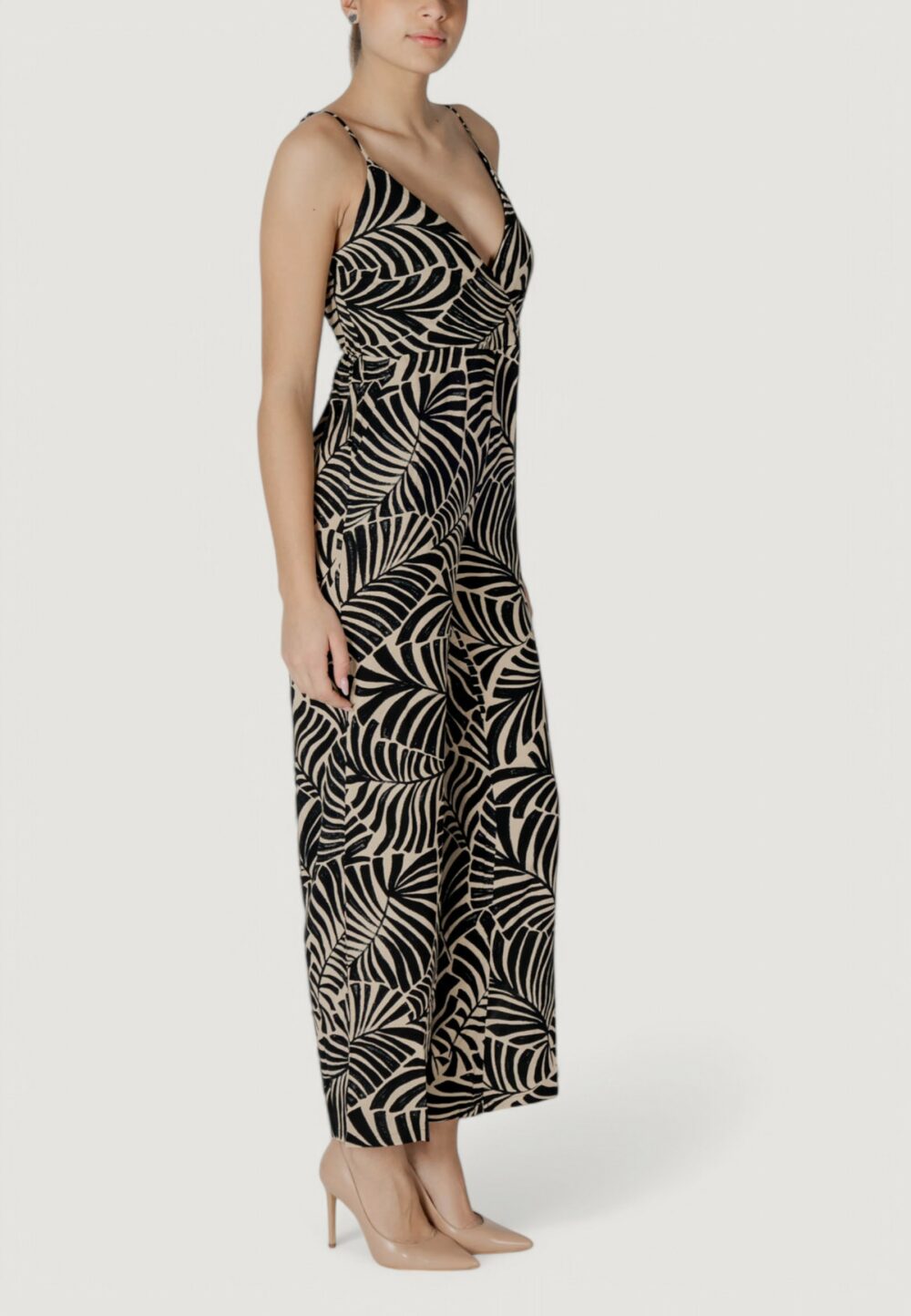 Tutina Only onlnova life vis emza jumpsuit aop Nero - Foto 3