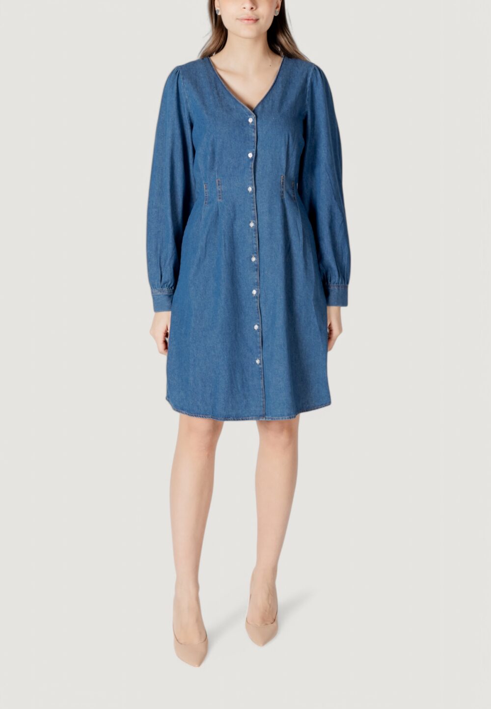 Vestito corto ICHI iharcher dr Denim - Foto 1