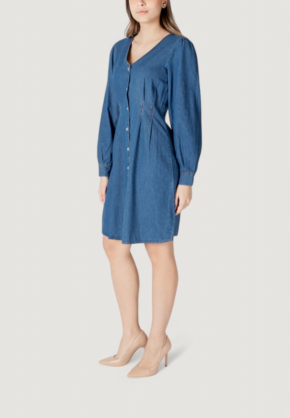 Vestito corto ICHI iharcher dr Denim - Foto 3