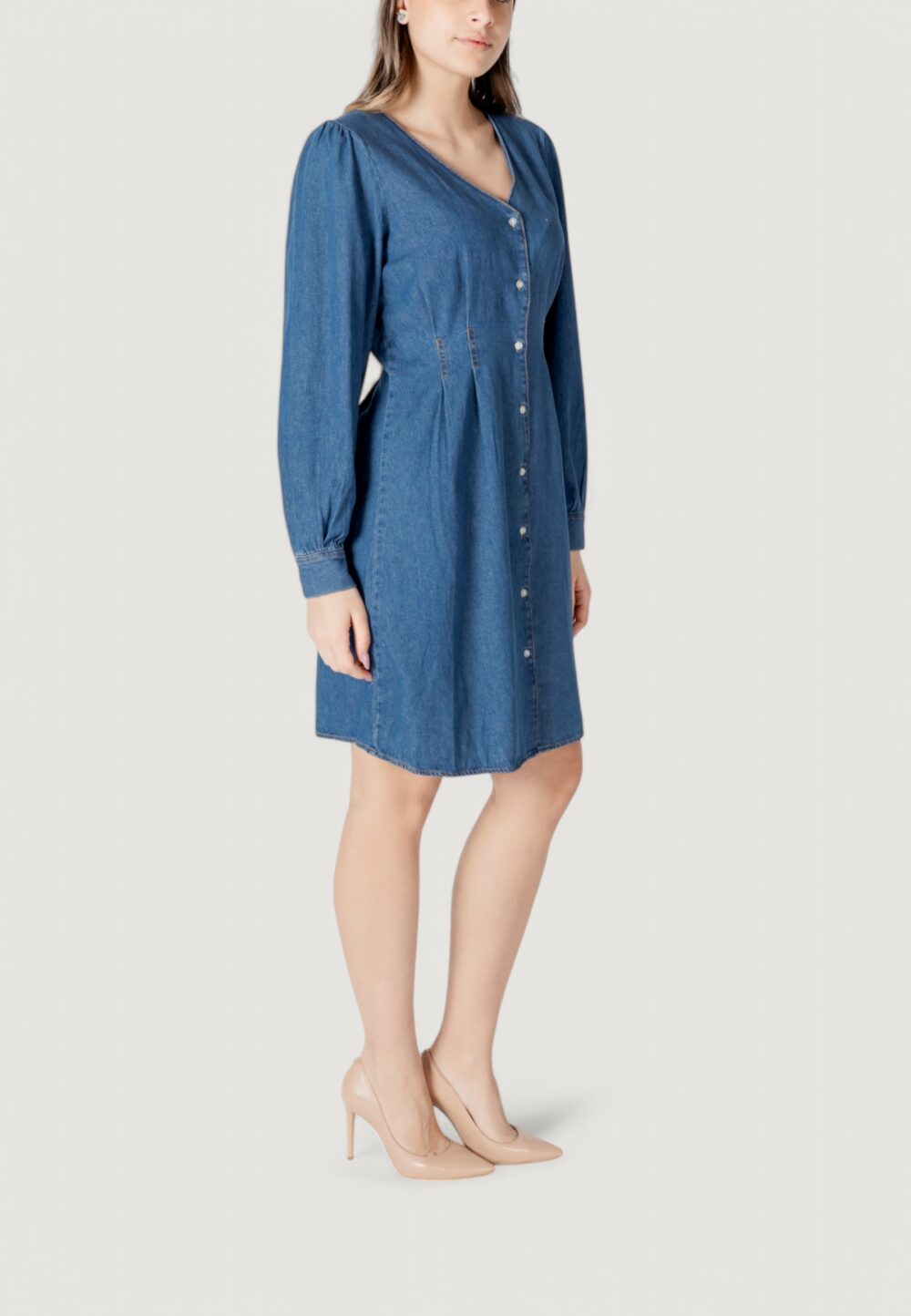 Vestito corto ICHI iharcher dr Denim - Foto 4