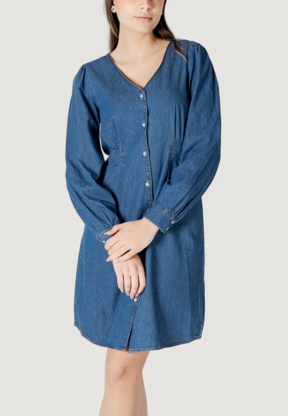 Vestito corto ICHI iharcher dr Denim - Foto 2