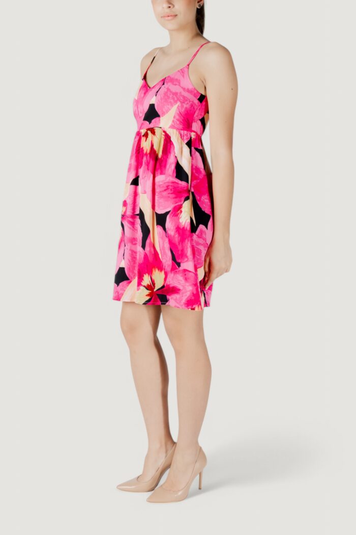 Vestito corto Only onlalma life vis strap aop Fuxia