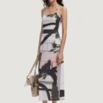 Vestito lungo Desigual vest_shelley Beige - Foto 1