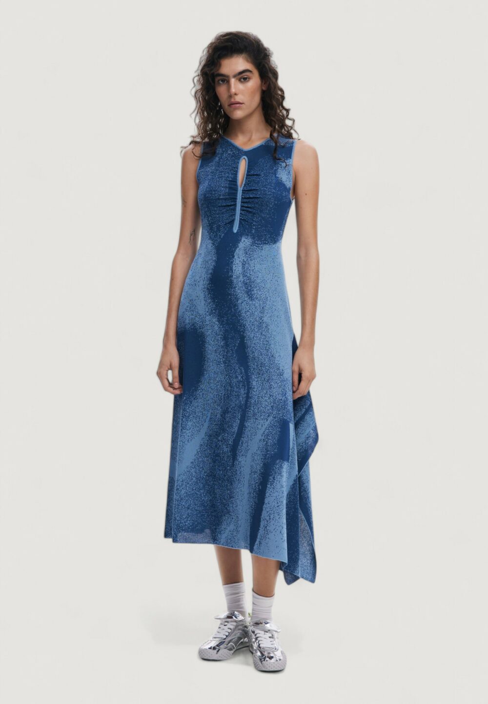 Vestito lungo Desigual vest_tallin Blu - Foto 1