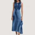 Vestito lungo Desigual vest_tallin Blu - Foto 1