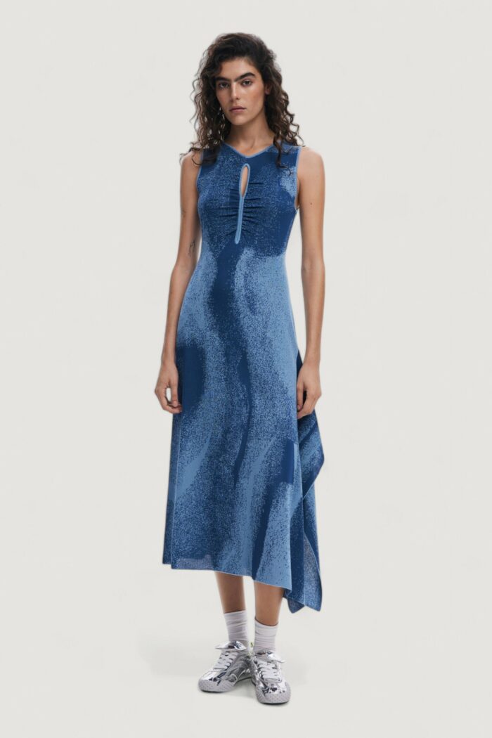 Vestito lungo Desigual vest_tallin Blu