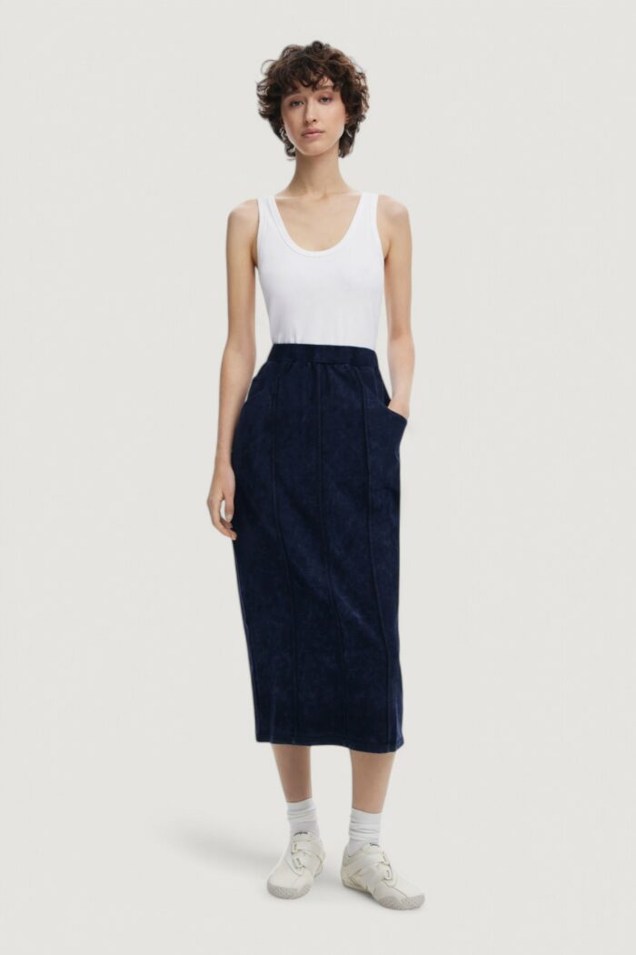 Vestito lungo Desigual vest_sofia Blue Denim Scuro