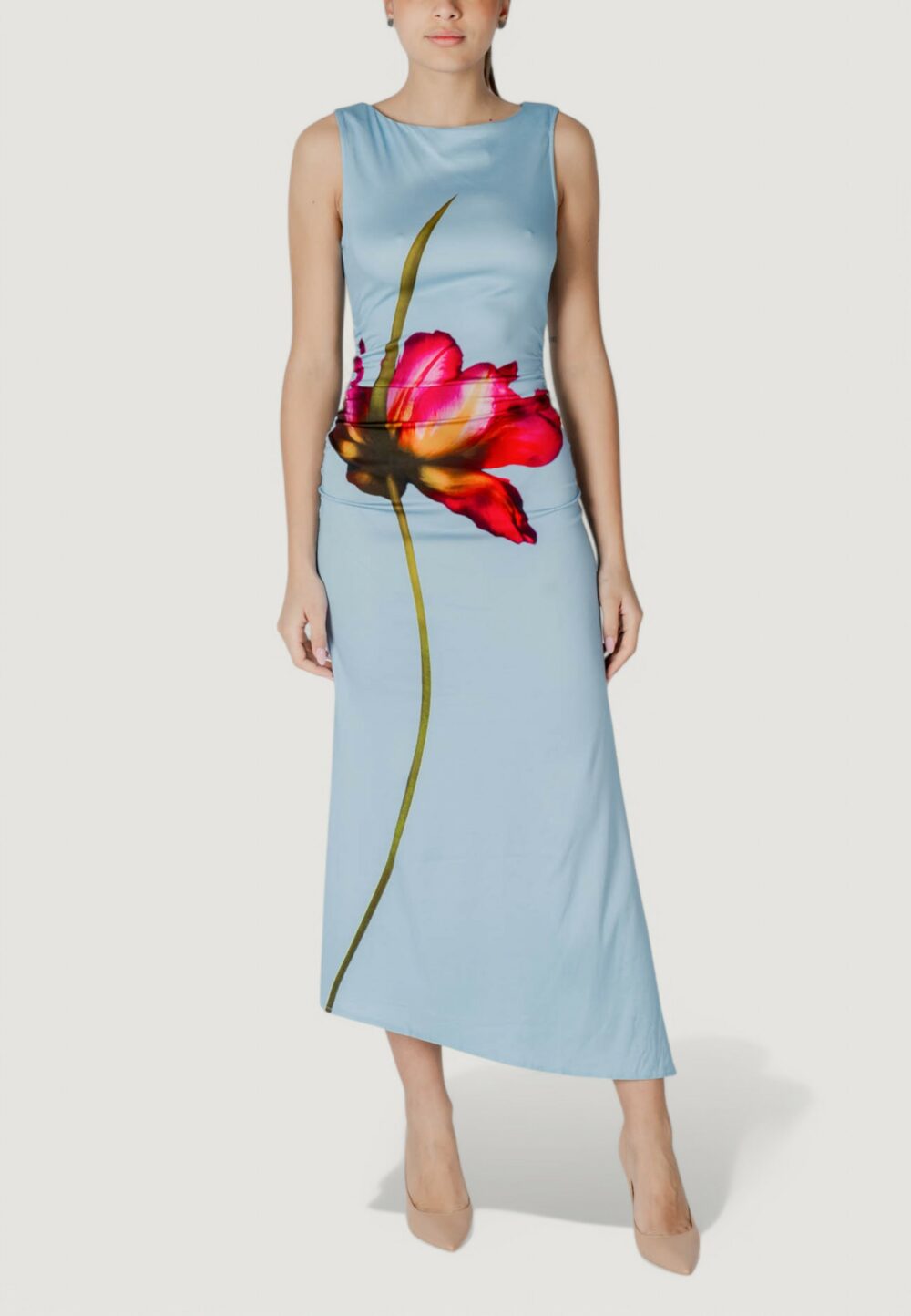Vestito lungo Desigual vest_reims Celeste - Foto 1