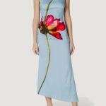 Vestito lungo Desigual vest_reims Celeste - Foto 1
