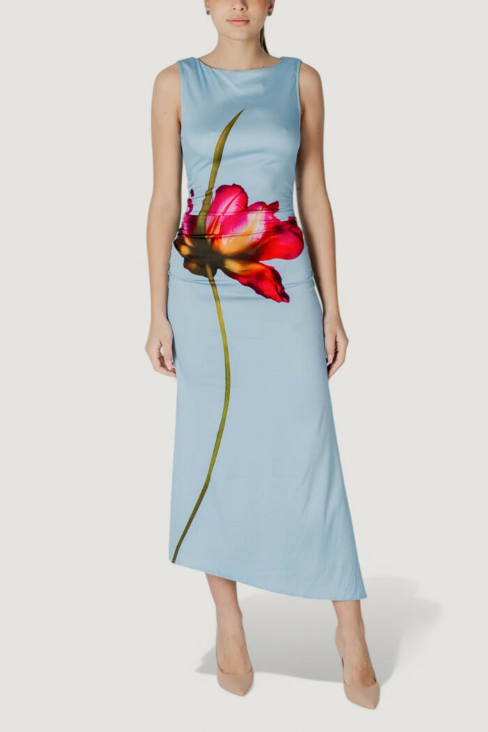 Vestito lungo Desigual vest_reims Celeste