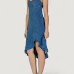 Vestito lungo Desigual vest_munich Denim - Foto 1