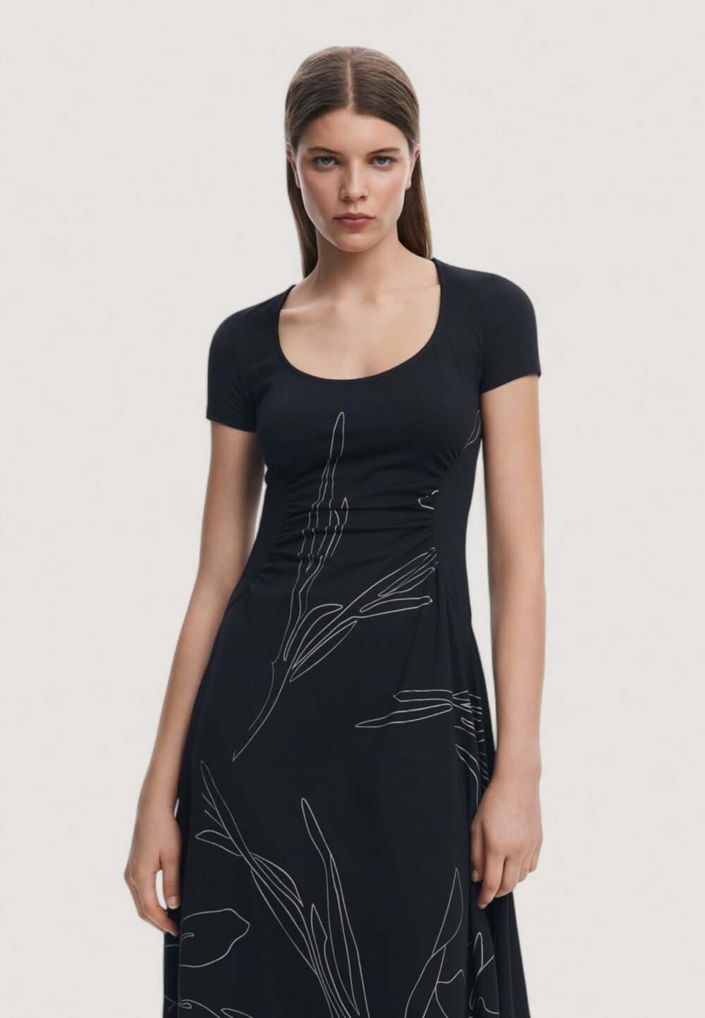 Vestito lungo Desigual vest_bucarest Nero - Foto 3