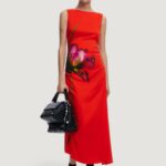 Vestito lungo Desigual vest_reims Rosso - Foto 1