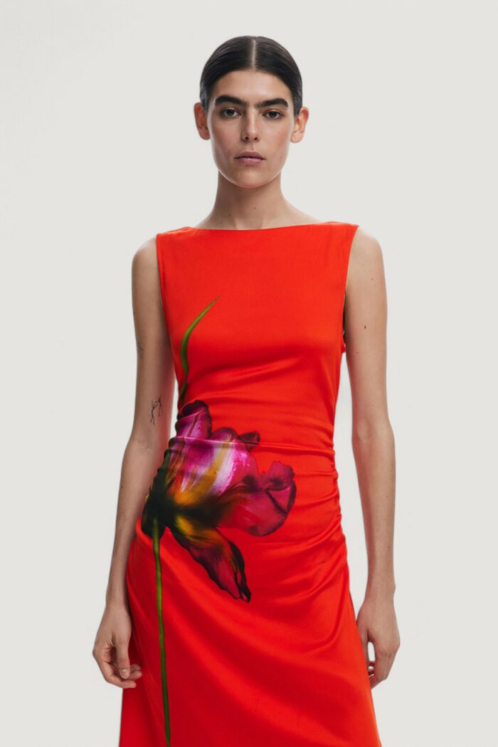 Vestito lungo Desigual vest_reims Rosso