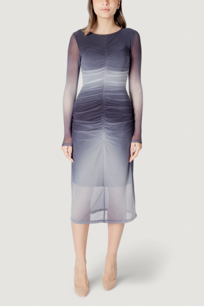 Vestito lungo ICHI ihpenlopa dr Grigio