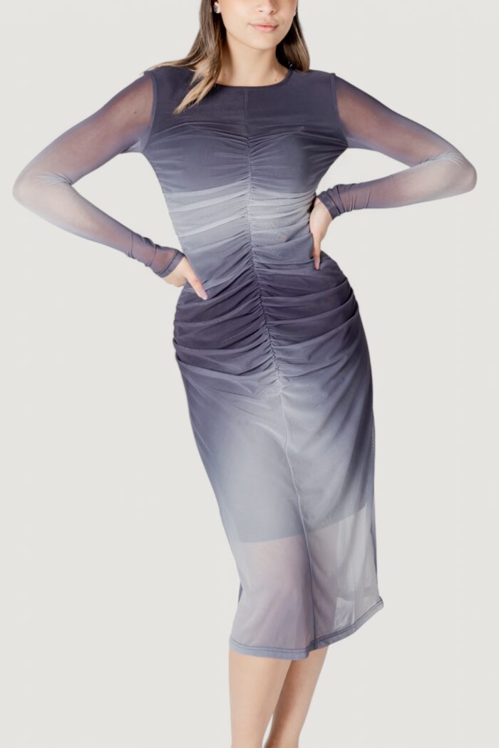 Vestito lungo ICHI ihpenlopa dr Grigio