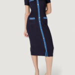 Vestito lungo Morgan De Toi Blu marine - Foto 1