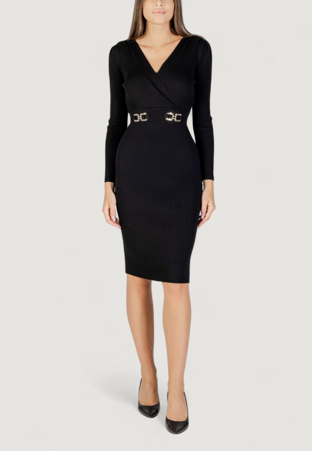 Vestito midi Morgan De Toi Nero - Foto 5