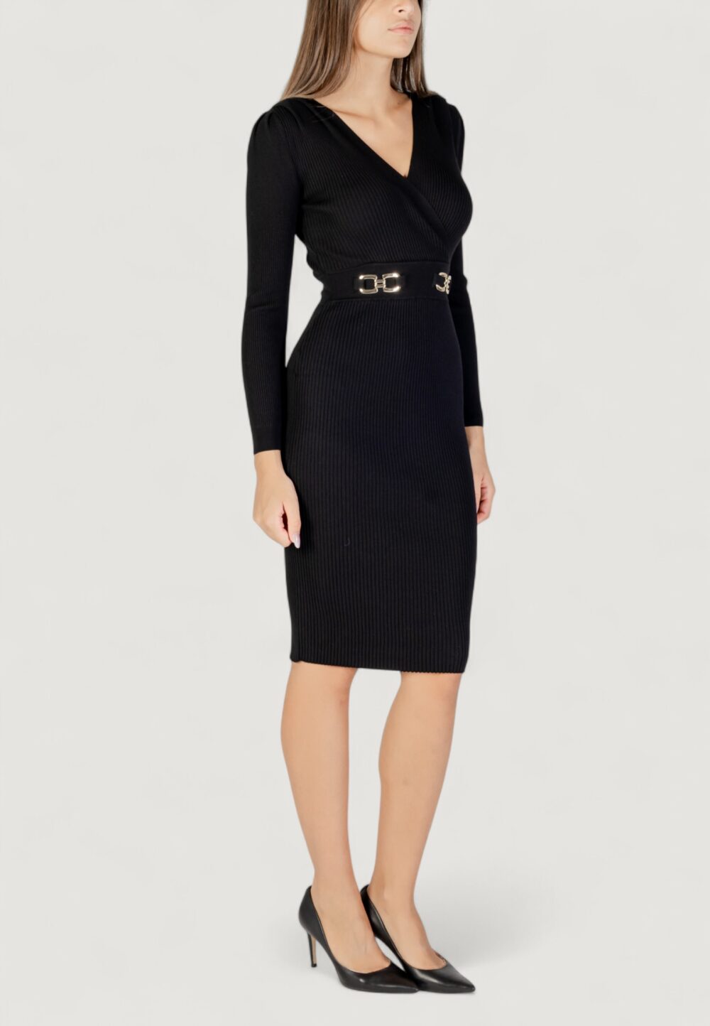 Vestito midi Morgan De Toi Nero - Foto 3
