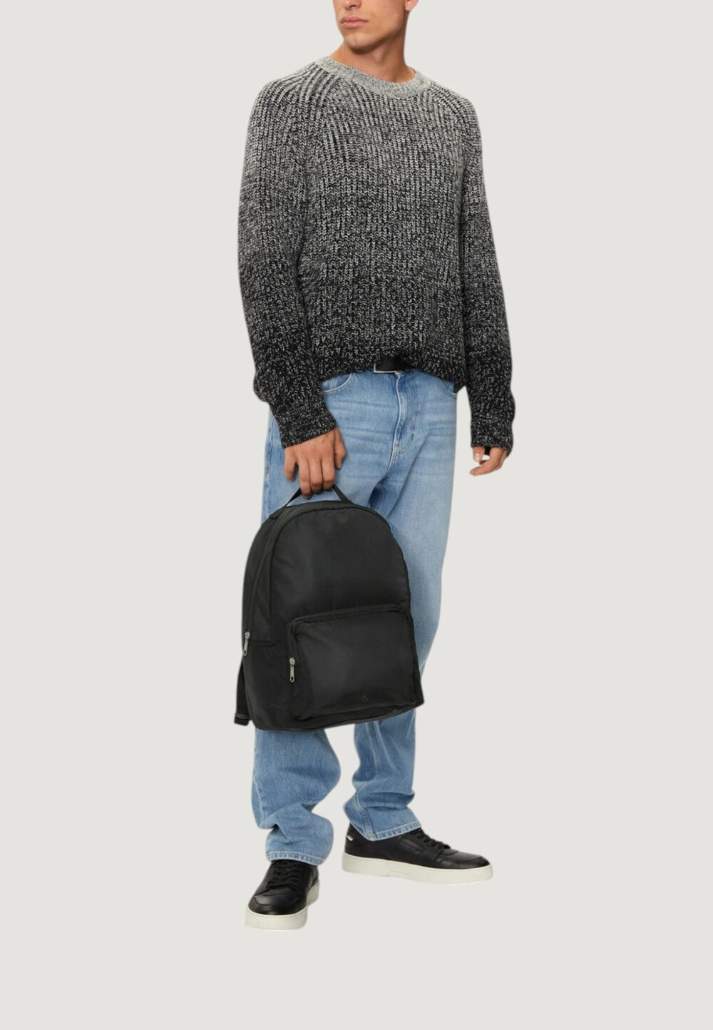 Zaino Calvin Klein ultralight center zip bp43 ny Nero - Foto 3