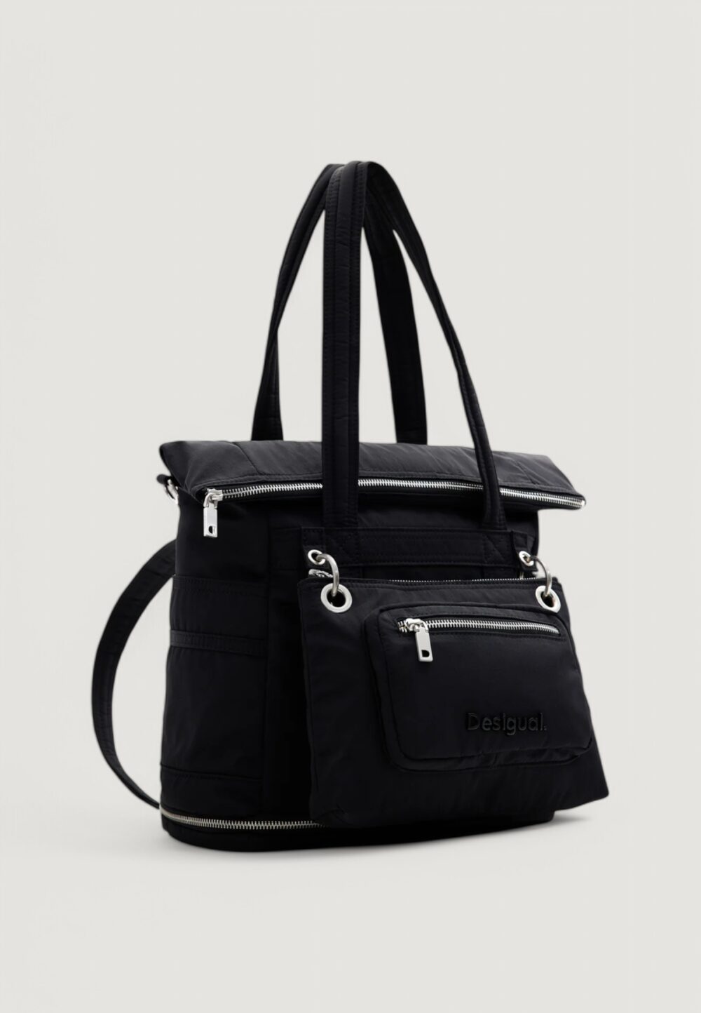 Zaino Desigual back_basic modular voyager black Nero - Foto 3