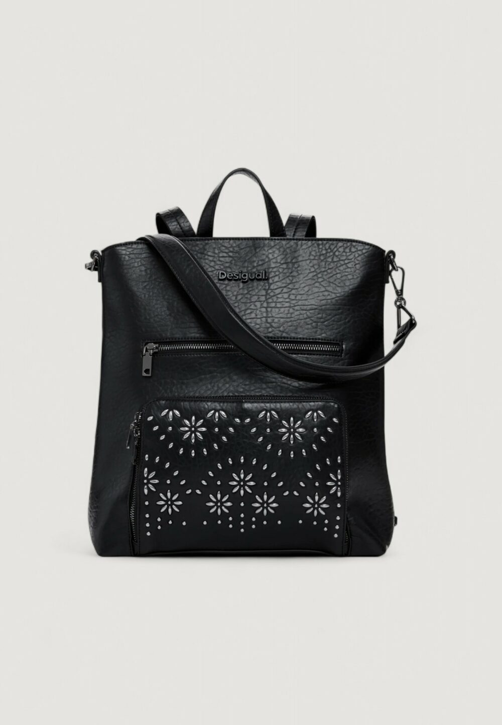 Zaino Desigual bag_metal dandelion_pretoria Nero - Foto 1