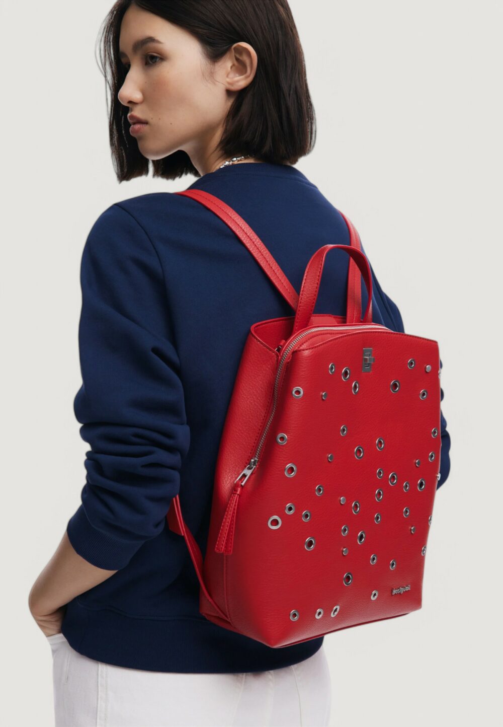 Zaino Desigual back_rebel sumy red Rosso - Foto 2