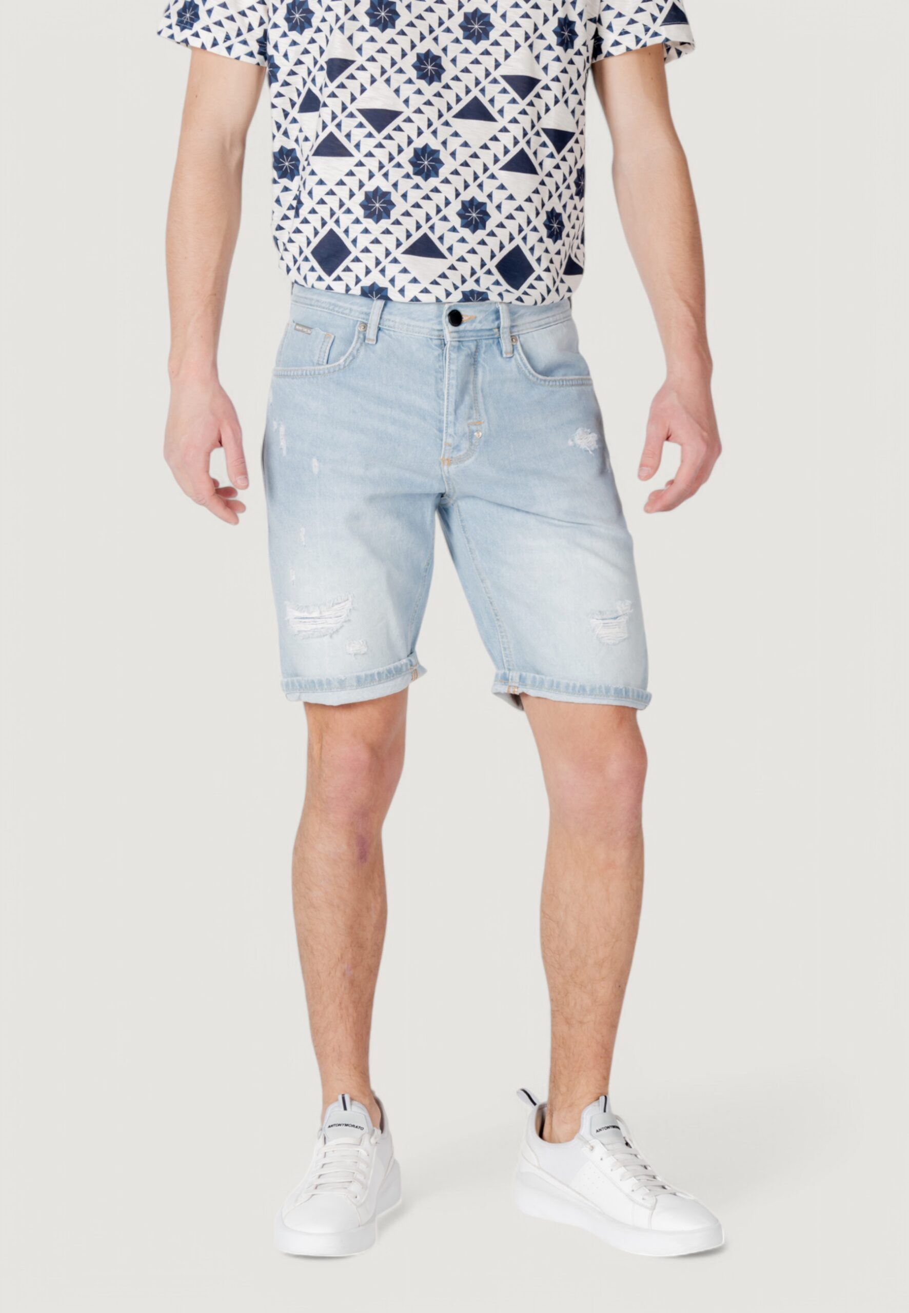 Bermuda Antony Morato argon slim fit Blue Denim Chiaro - Foto 1