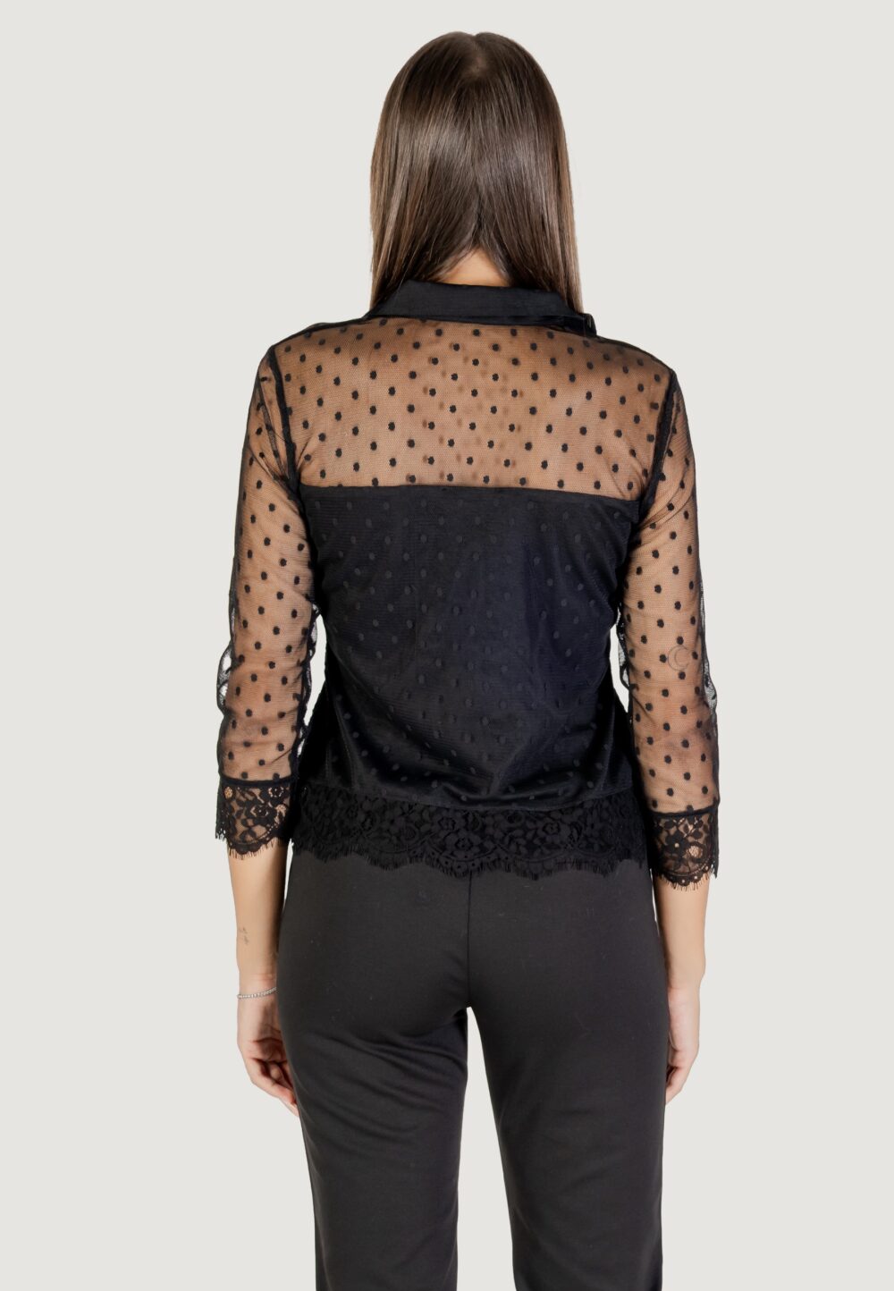 Camicia manica lunga Morgan De Toi Nero - Foto 4