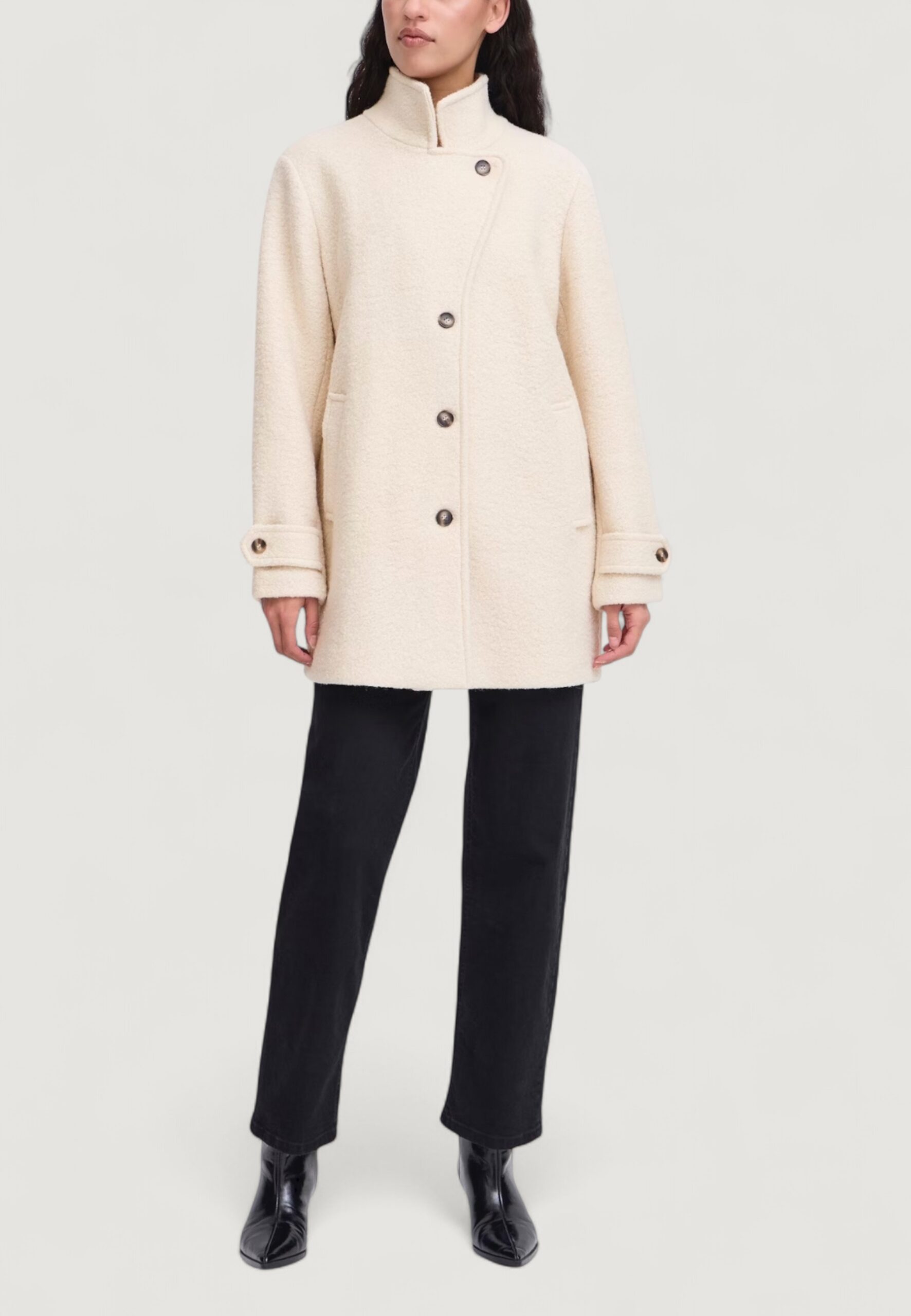 Cappotto ICHI ihstipa ja8 Panna - Foto 2