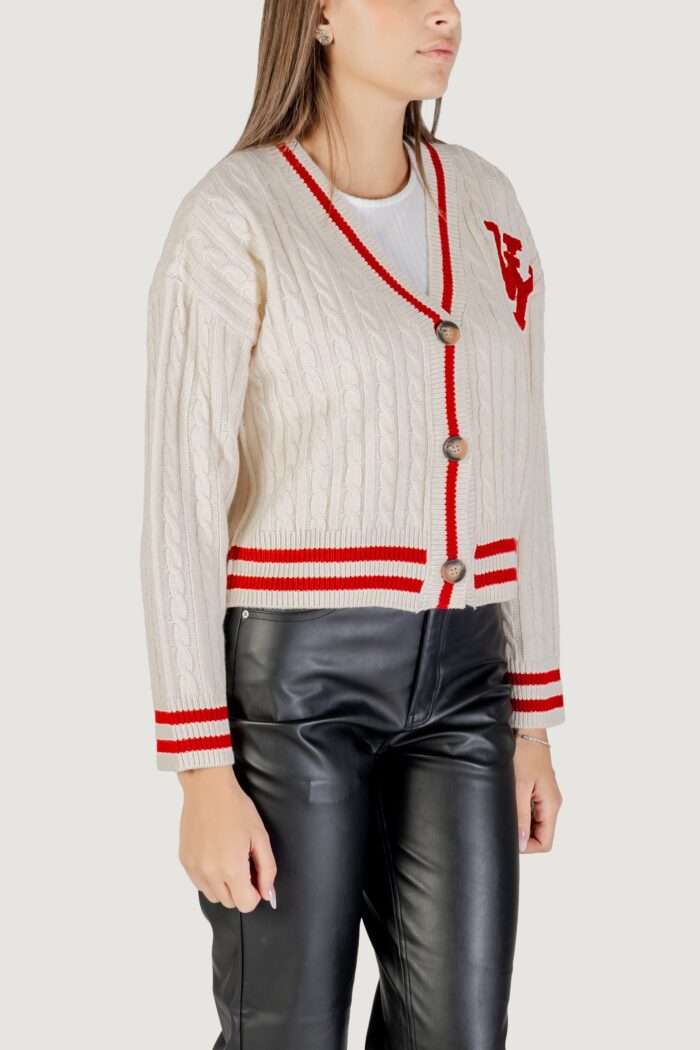 Cardigan Only onlthale ls button cardigan knt Panna