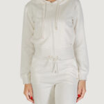 Felpa con cappuccio Guess Active 3d peony zipper hoodie jacket Bianco - Foto 1