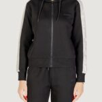 Felpa con cappuccio Guess maryella full zip sweatshirt Nero - Foto 1