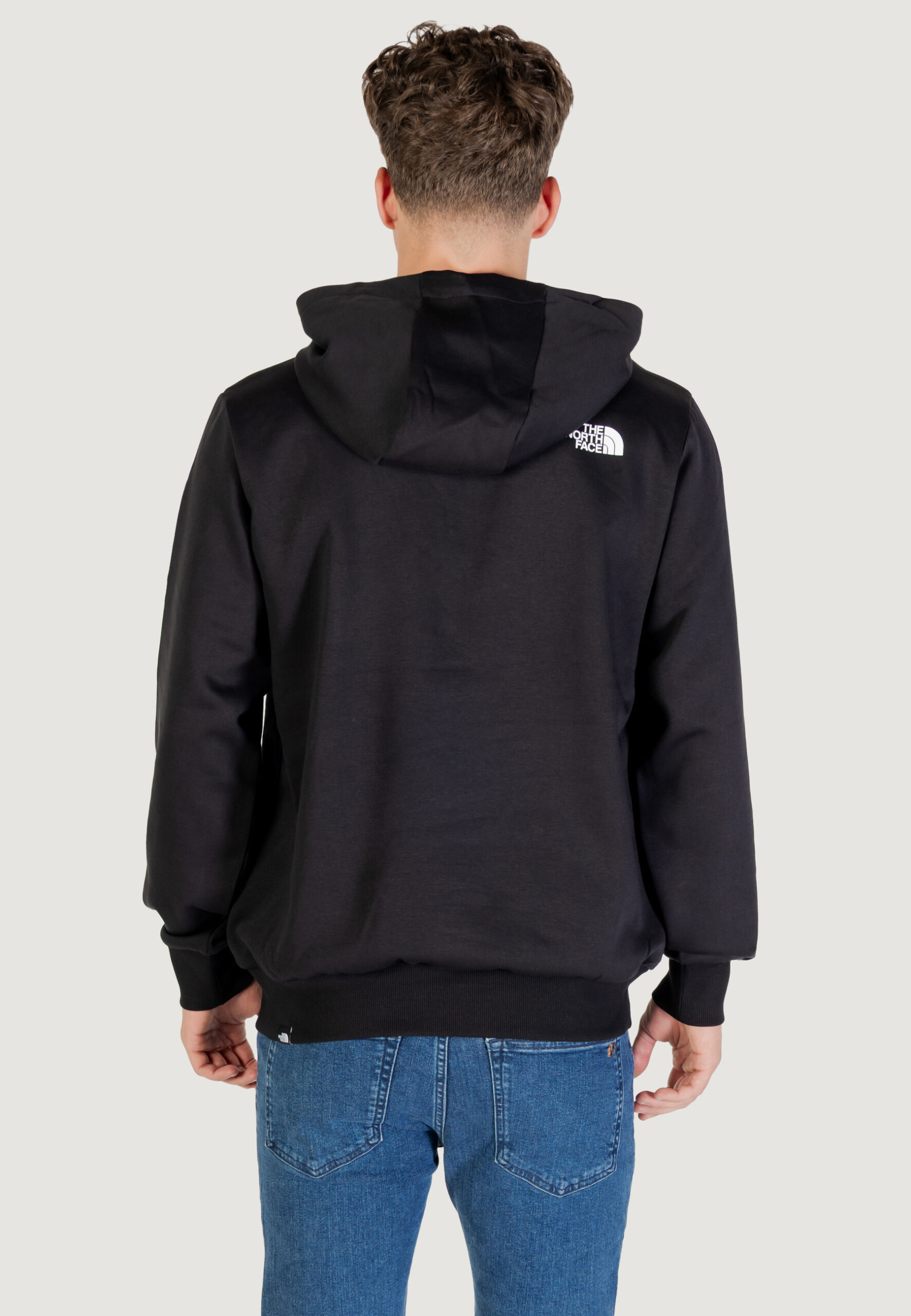 Felpa con cappuccio THE NORTH FACE m fine hoodie tnf Nero - Foto 4